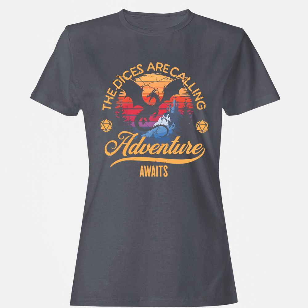 The Dices Are Calling Women's T-Shirt - Dark Heather - 5