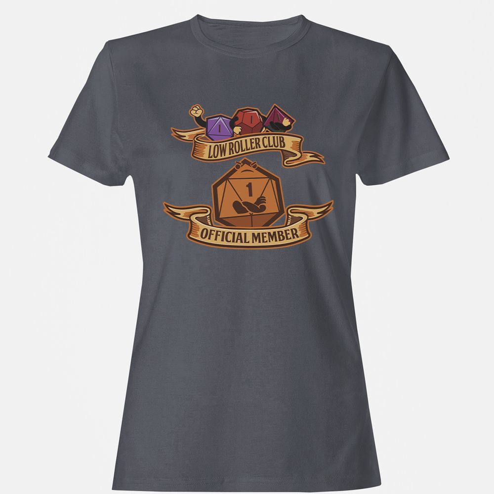 Low Roller Club Women's T-Shirt - Dark Heather - 5
