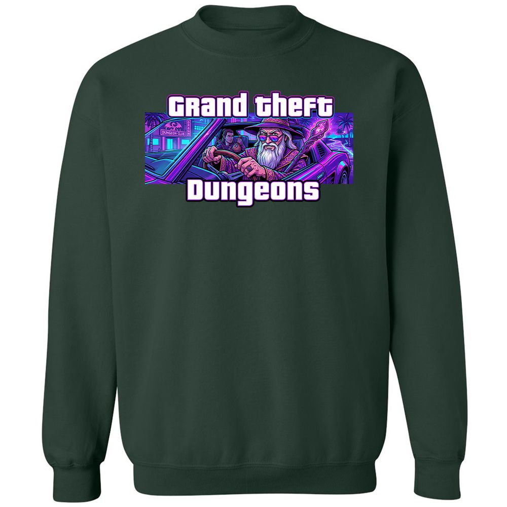 Grand Theft Dungeons Miami - Forest Green - 5