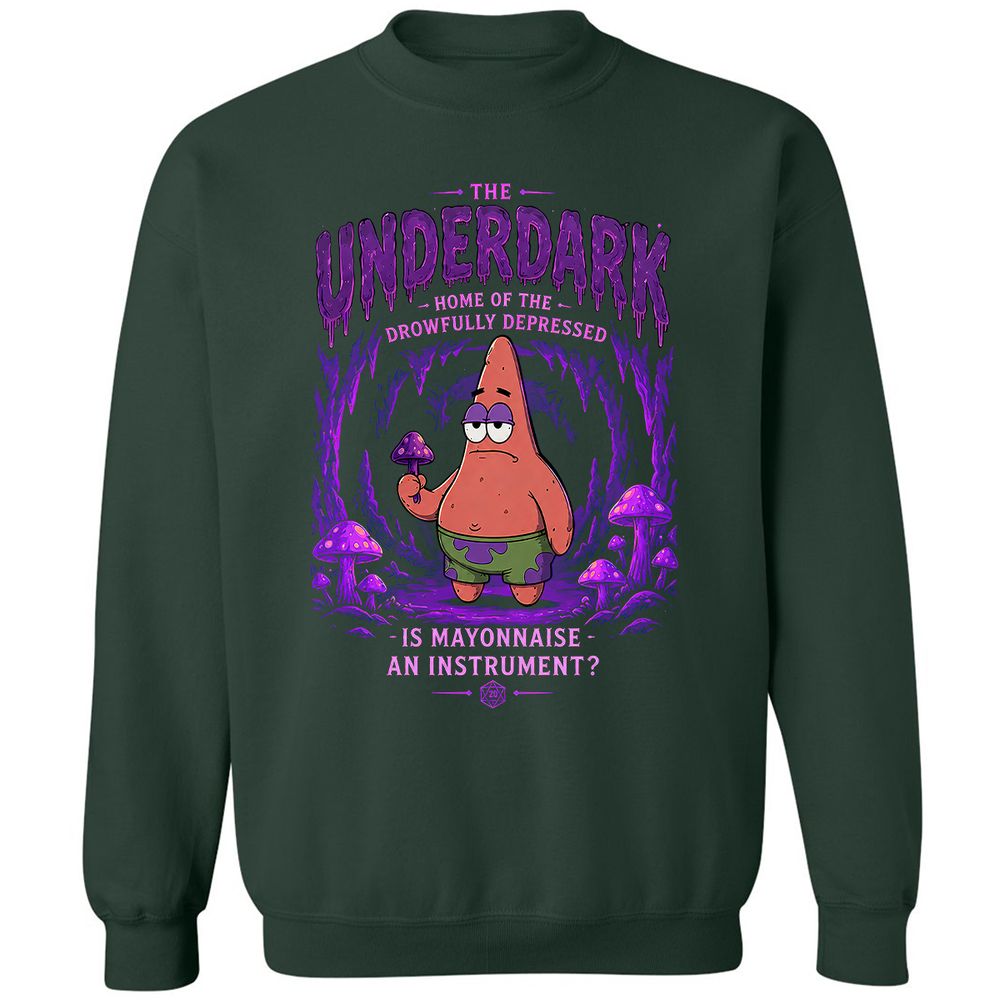 The Underdark Classic Unisex Sweatshirt - Forest Green - 5