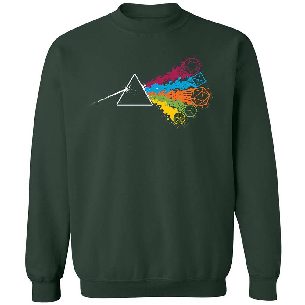 Dark Side Of The Dices Classic Unisex Sweatshirt - Forest Green - 5