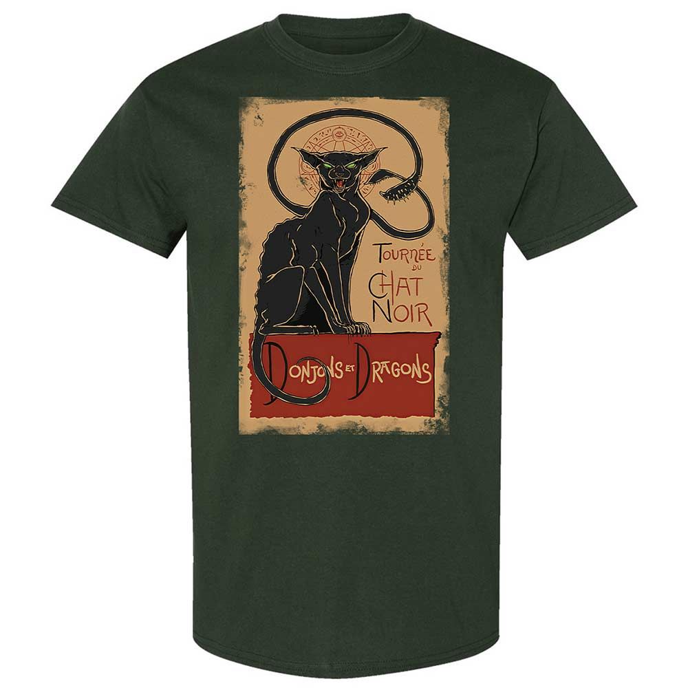 Tournee Du Chat Noir Classic Unisex T-Shirt - Forest Green - 5