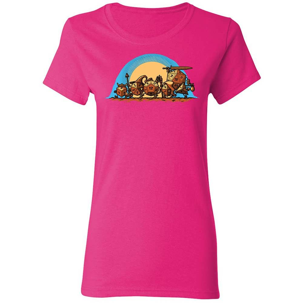 The Fellowship Of The Dice Women's T-Shirt - Heliconia - 5