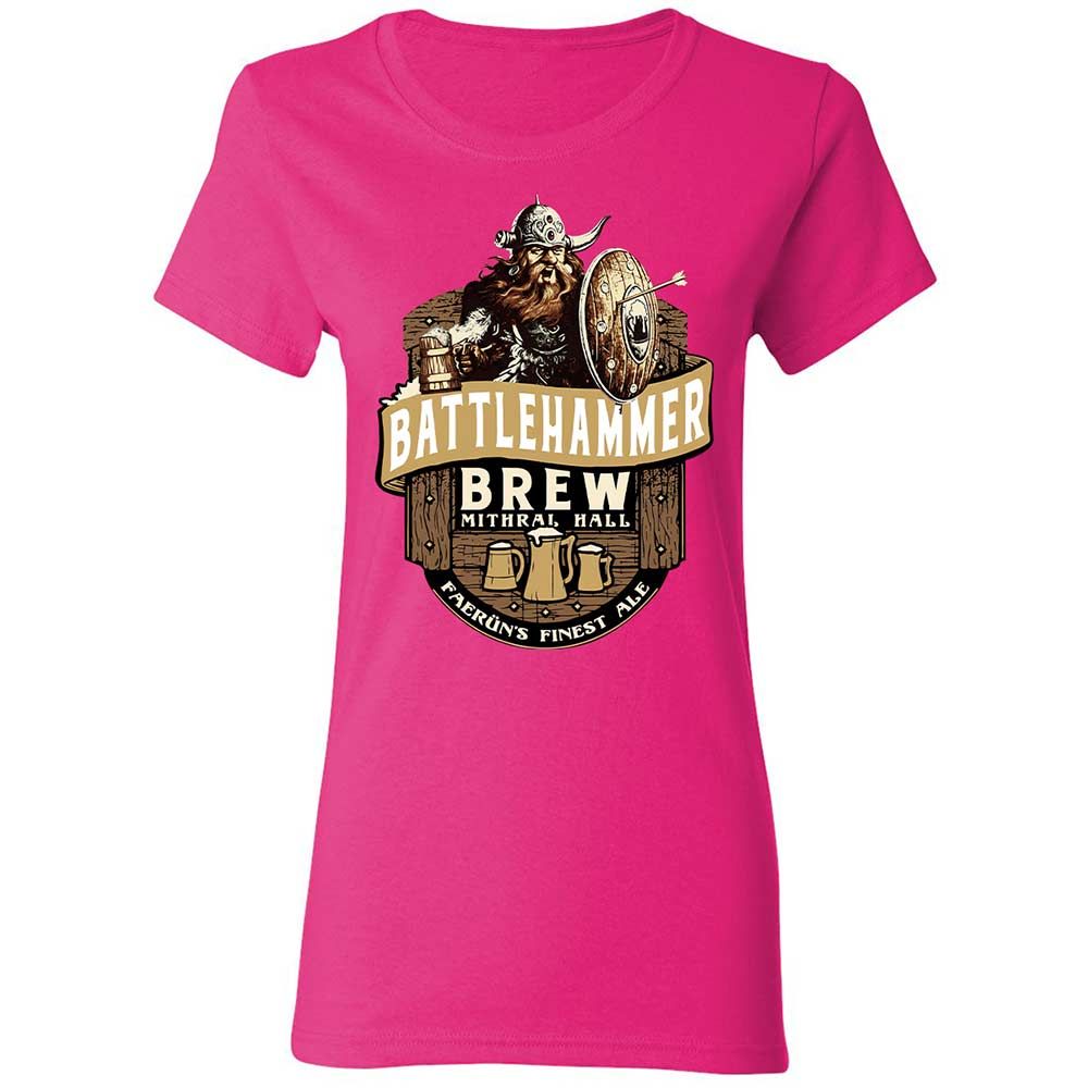 Battlehammer Brew Women's T-Shirt - Heliconia - 5
