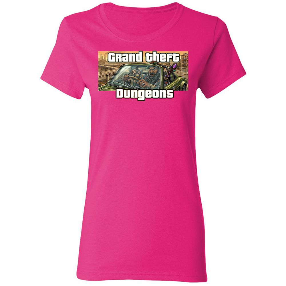 Grand Theft Dungeons Women's T-Shirt - Heliconia - 5