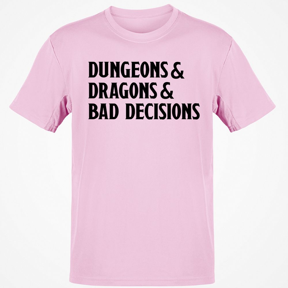 Bad Decisions Classic Unisex T-Shirt - Light Pink - 5