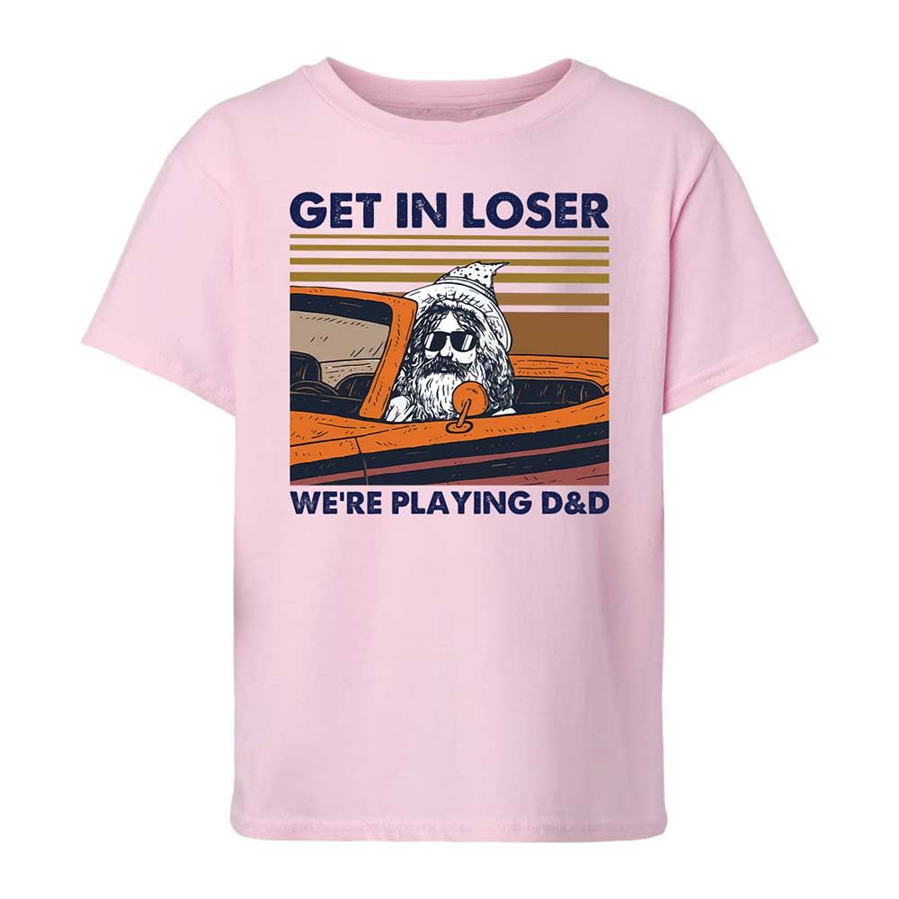 Get in Loser Kids T-Shirt - Light Pink - 5