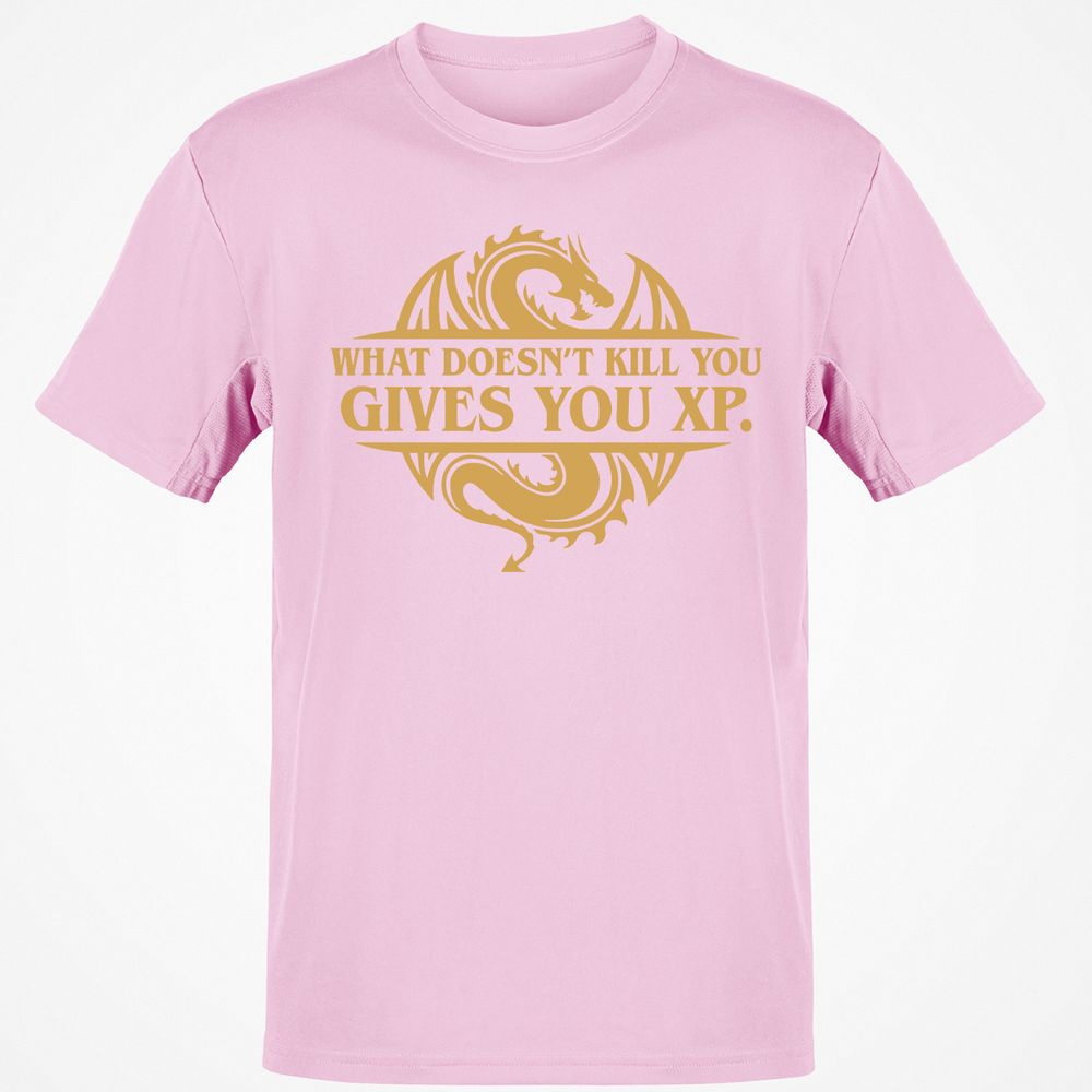 What Doesn't Kill You Gives You XP T-Shirt - Light Pink - 5