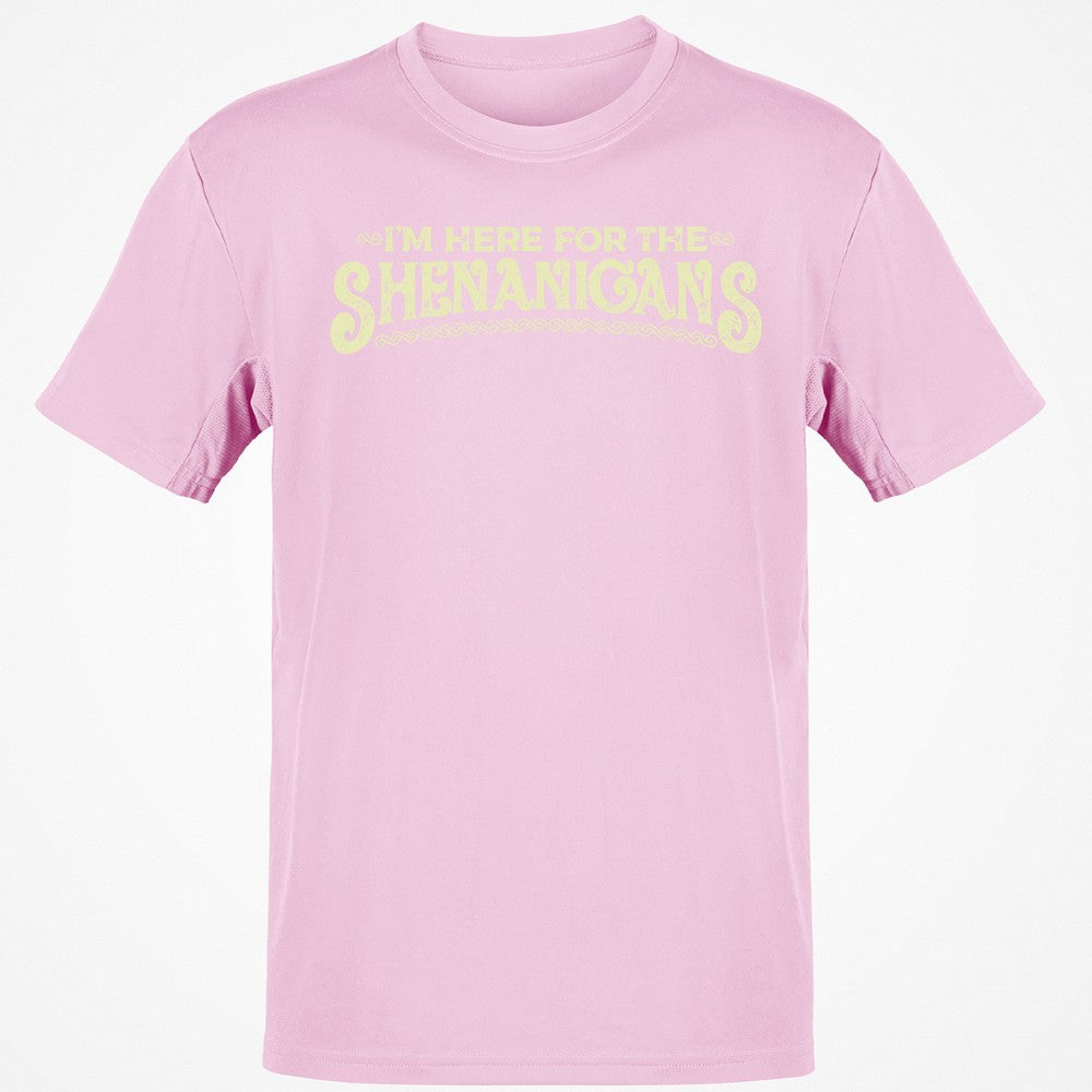 Here For The Shenanigans Classic Unisex T-Shirt - Light Pink - 5