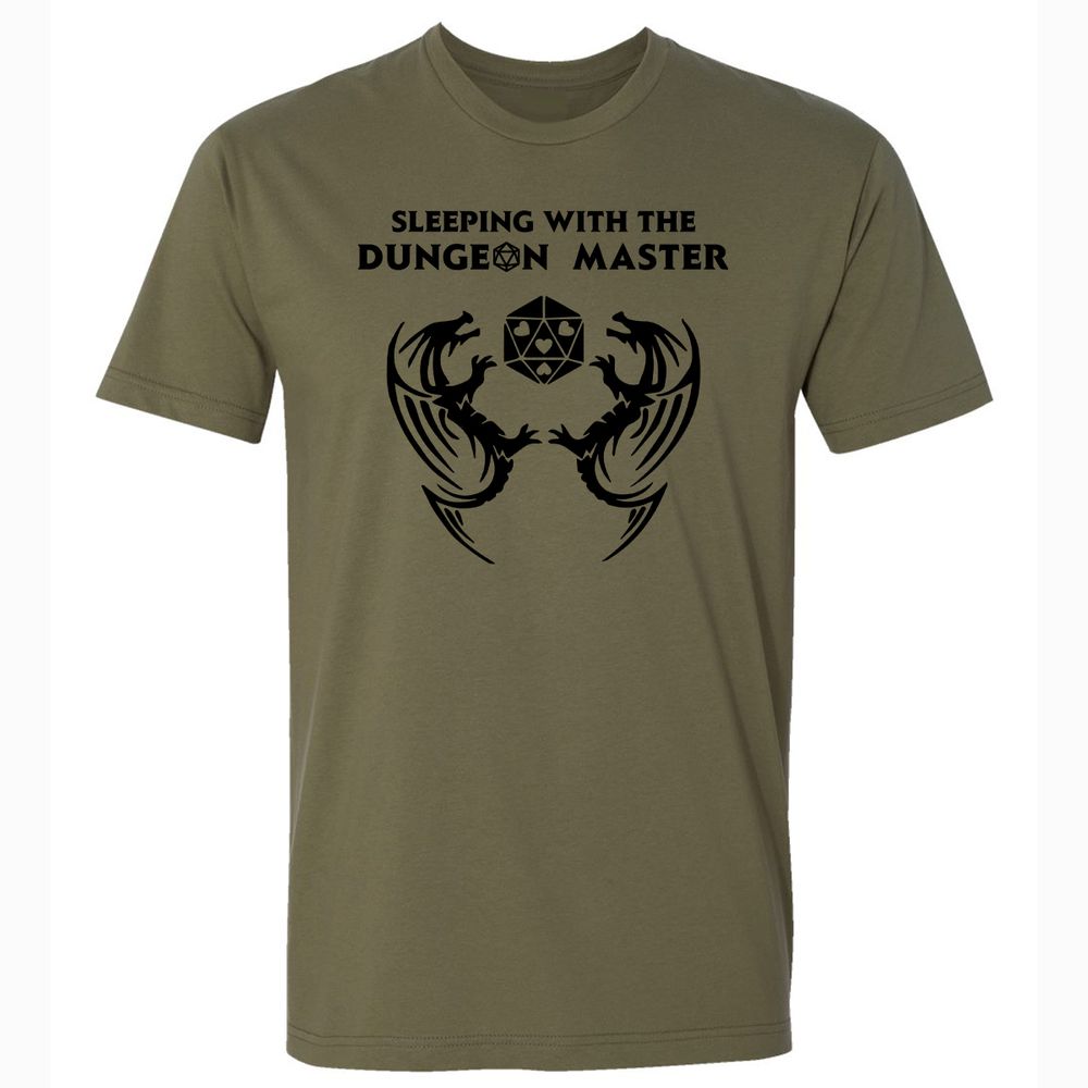 Sleeping With The DM Premium Unisex T-Shirt - Military Green - 5
