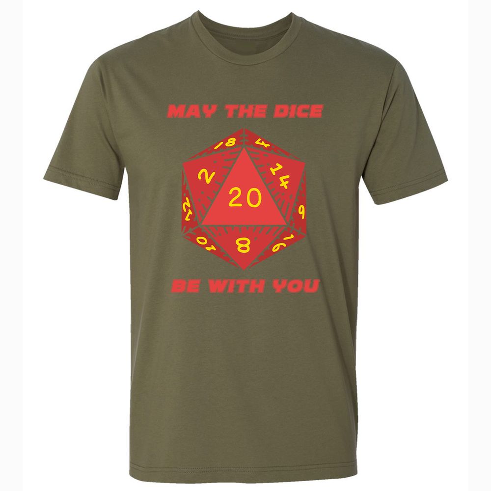 May the Dice Be With You - Military Green - 5