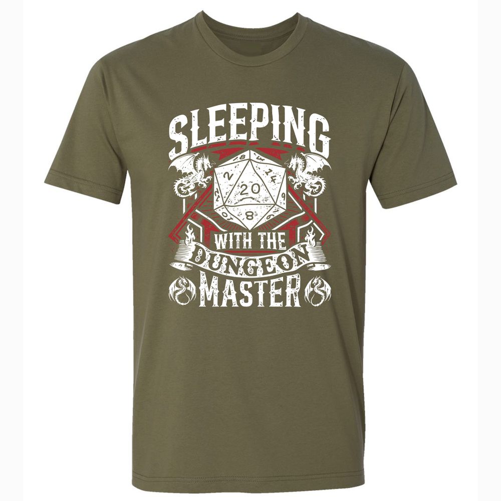 Sleeping With The DM Premium Unisex T-Shirt - Military Green - 5