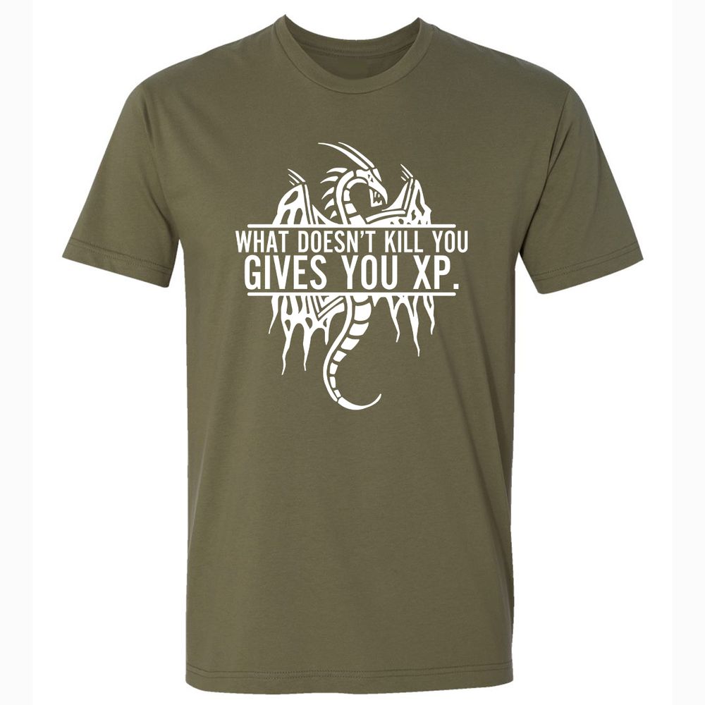 What Doesn't Kill You Premium Unisex T-Shirt - Military Green - 5