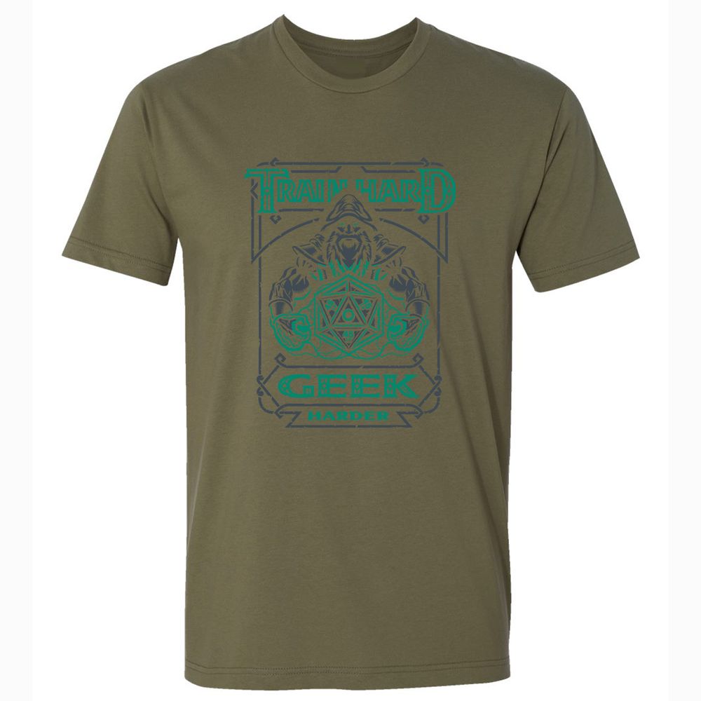 Train Hard, Geek Harder - Military Green - 5