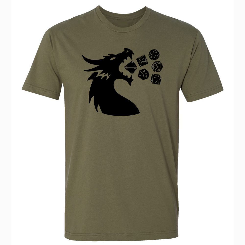 Pac And Dragon Premium Unisex T-Shirt - Military Green - 5