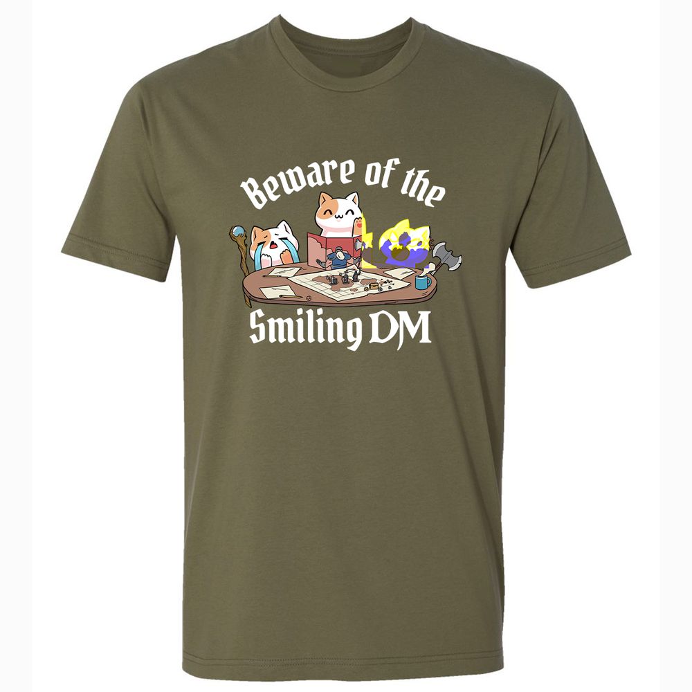 Beware of the Smiling DM - Military Green - 5