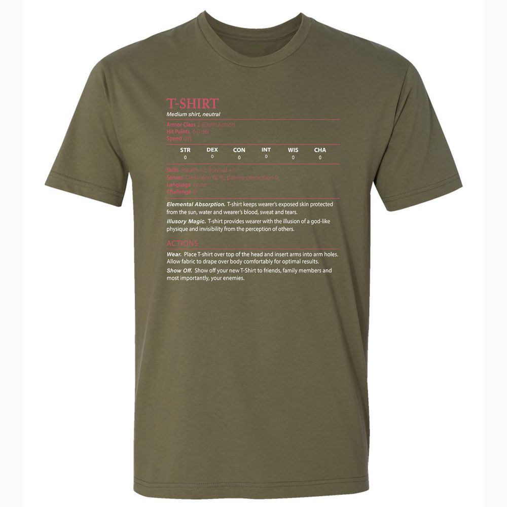 T-Shirt Premium Unisex T-Shirt - Military Green - 5
