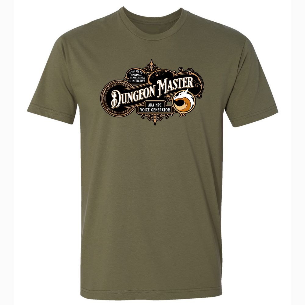Dungeon Master Premium Unisex T-Shirt - Military Green - 5