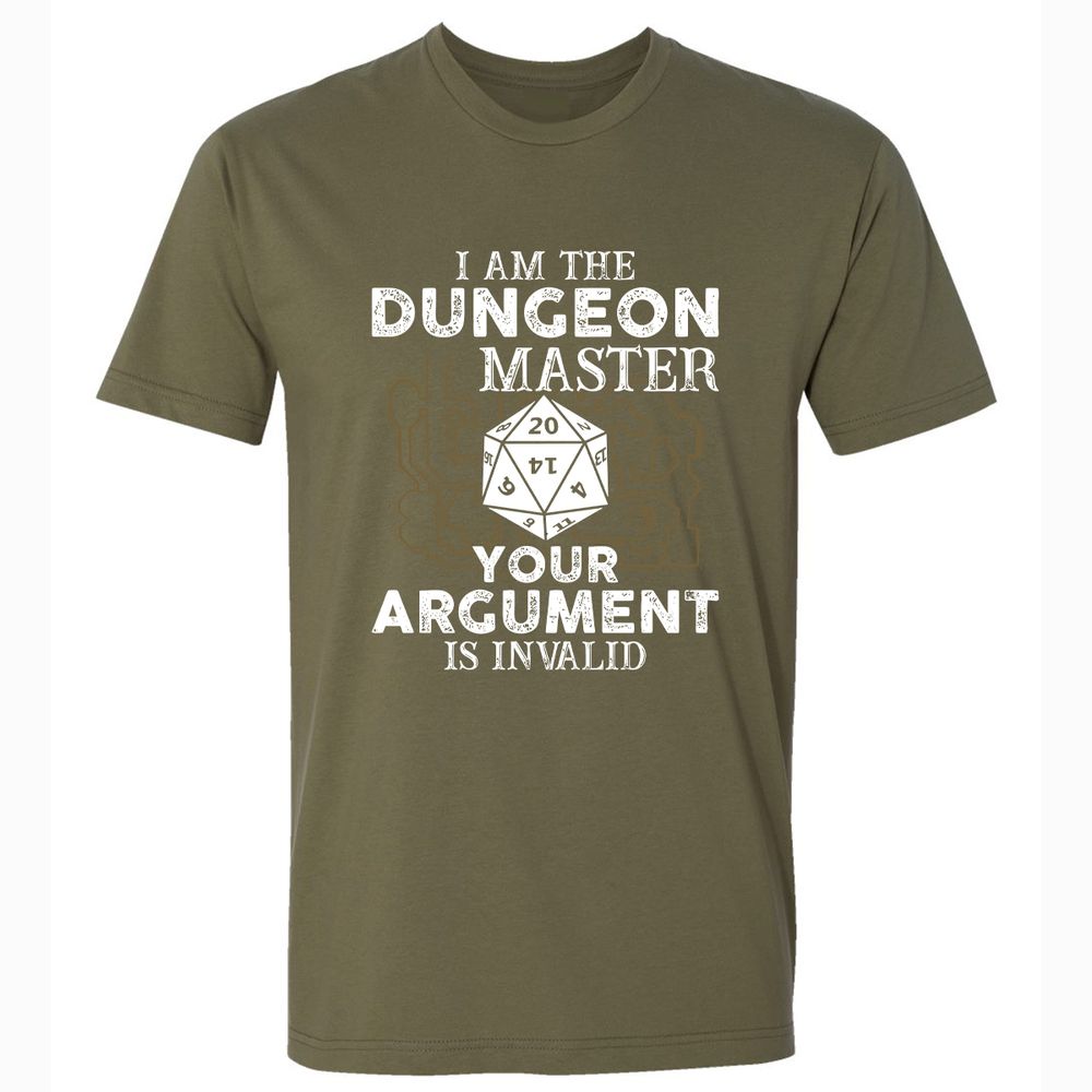 I Am the Dungeon Master – Your Argument Is Invalid - Military Green - 5