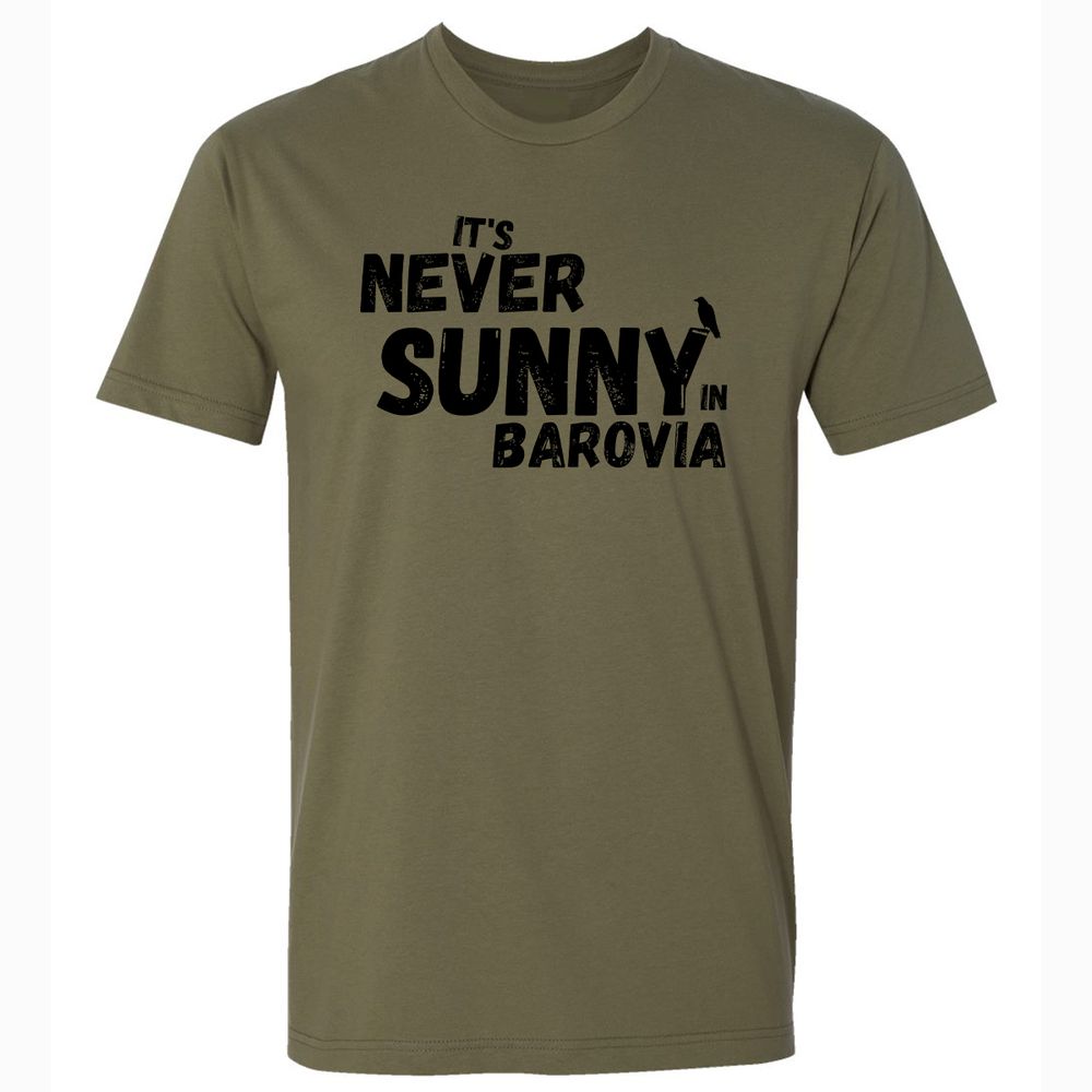 It's Never Sunny In Barovia Premium Unisex T-Shirt - Military Green - 5