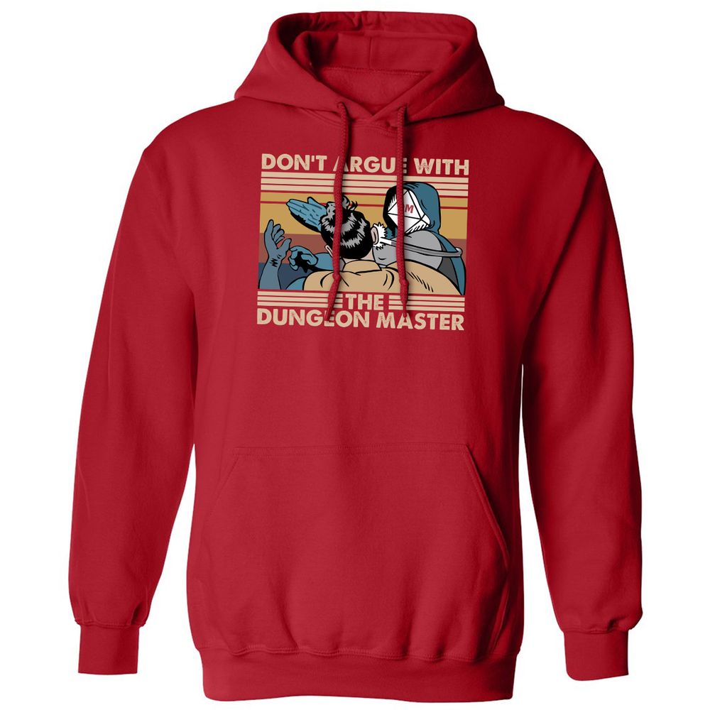 Don't Argue With The DM Classic Unisex Hoodie - Red - 5
