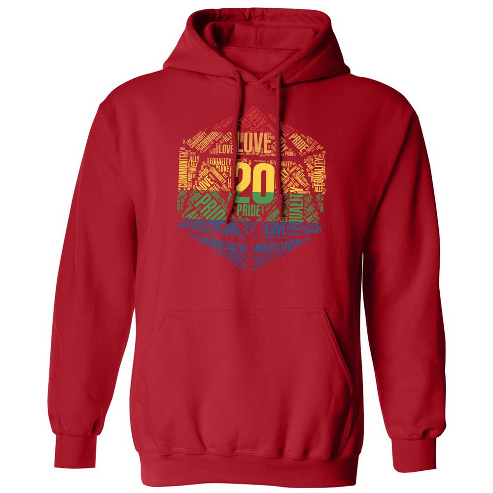 D20 Pride Classic Unisex Hoodie - Red - 5