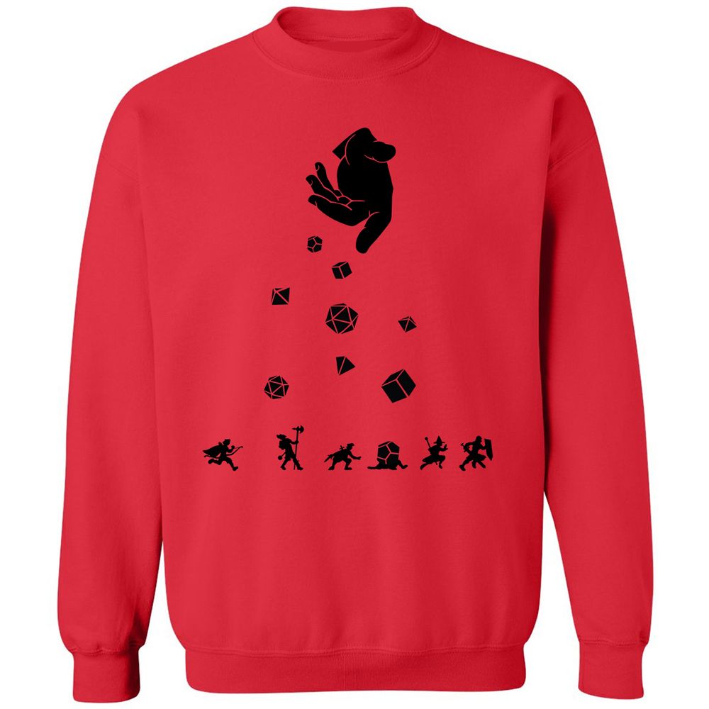 Rocks Fall, Everyone Dice Classic Unisex Sweatshirt - Red - 5