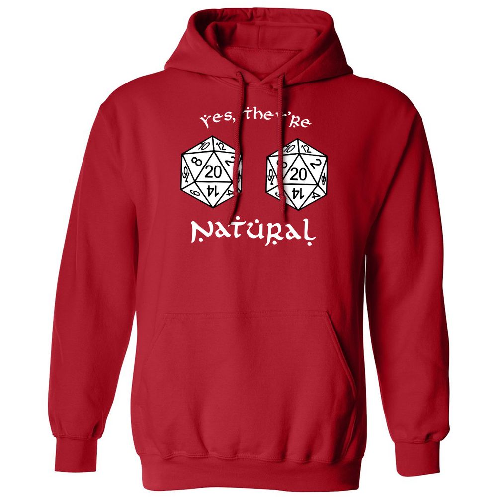 They Are Natural Classic Unisex Hoodie - Red - 5