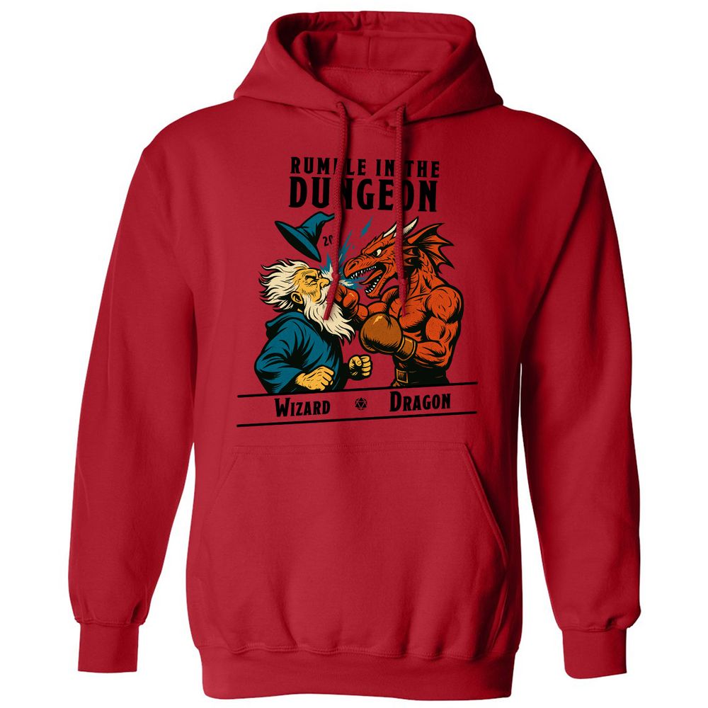 Rumble in the Dungeon Classic Unisex Hoodie - Red - 5