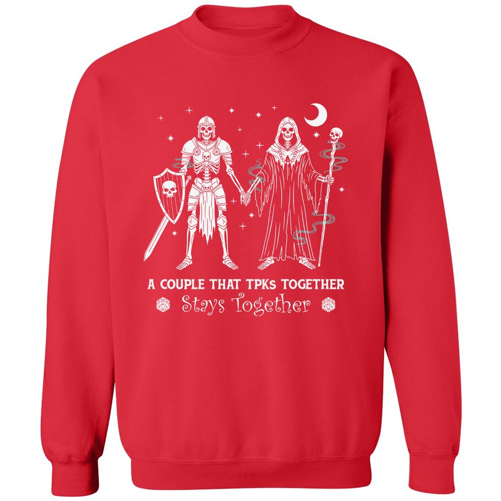 TPK Love – Skeleton Couple - Red - 5