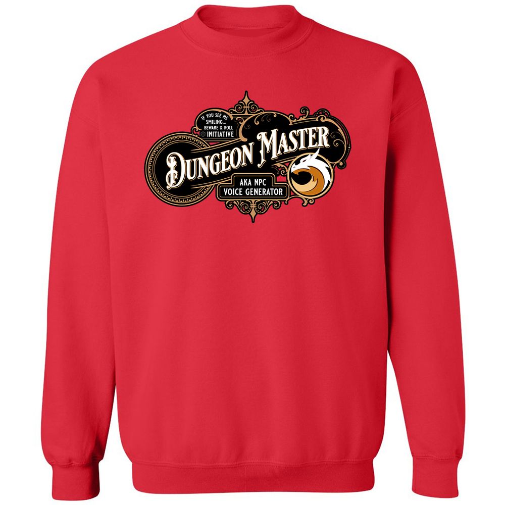 Dungeon Master Classic Unisex Sweatshirt - Red - 5