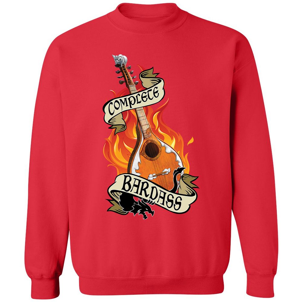 Complete Bardass Classic Unisex Sweatshirt - Red - 5