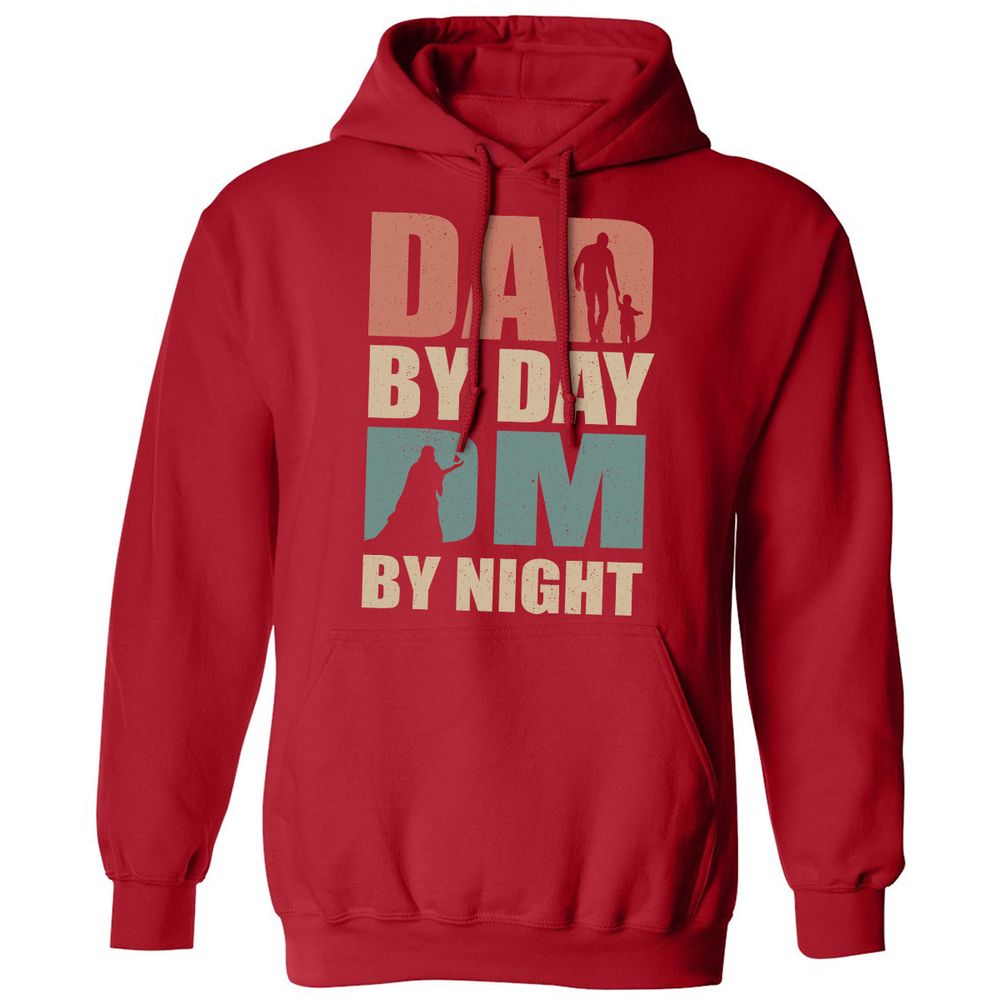 Dad By Day DM By Night - Red - 5