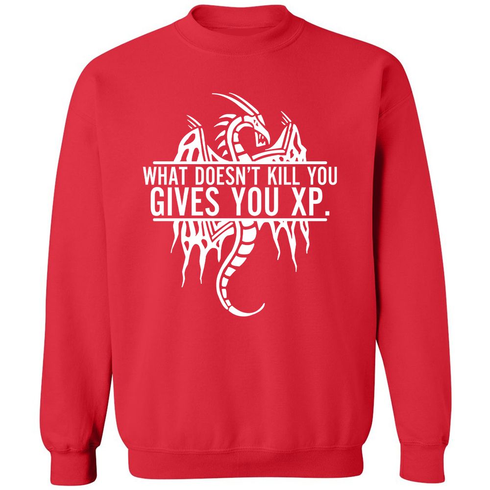 What Doesn't Kill You Classic Unisex Sweatshirt - Red - 5