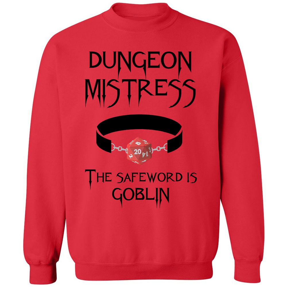 Dungeon Mistress Classic Unisex Sweatshirt - Red - 5