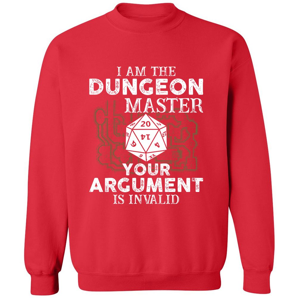 I Am the Dungeon Master – Your Argument Is Invalid - Red - 5