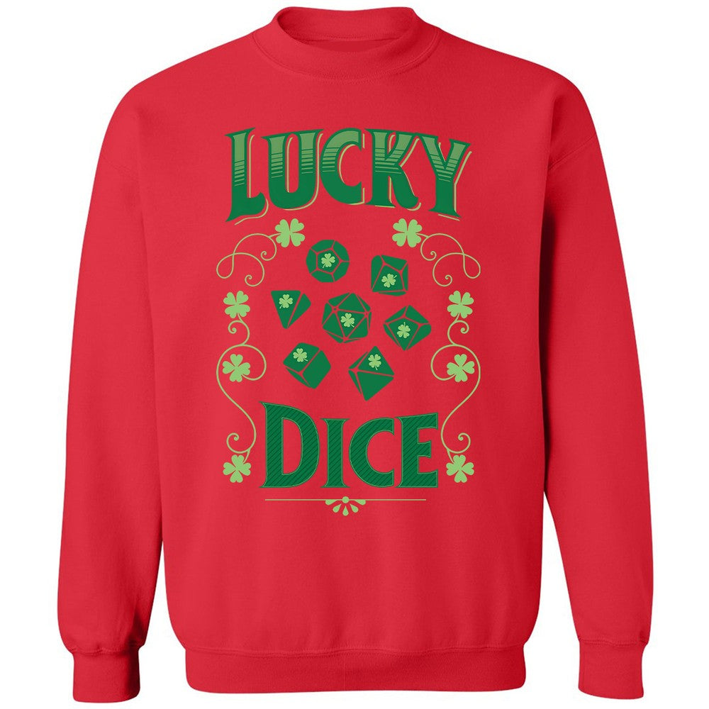 Lucky Dice Classic Unisex Sweatshirt - Red - 5