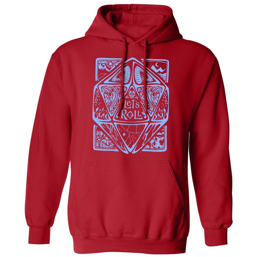 Let's Roll Classic Unisex Hoodie - Red - 5
