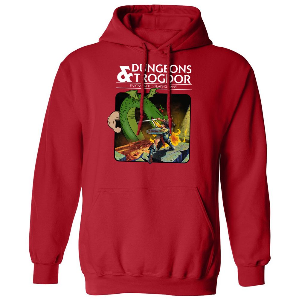 Trogdor Classic Unisex Hoodie - Red - 5