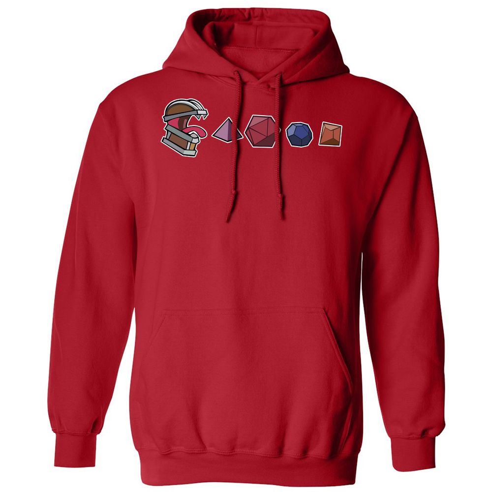 Mimic And Dices Classic Unisex Hoodie - Red - 5