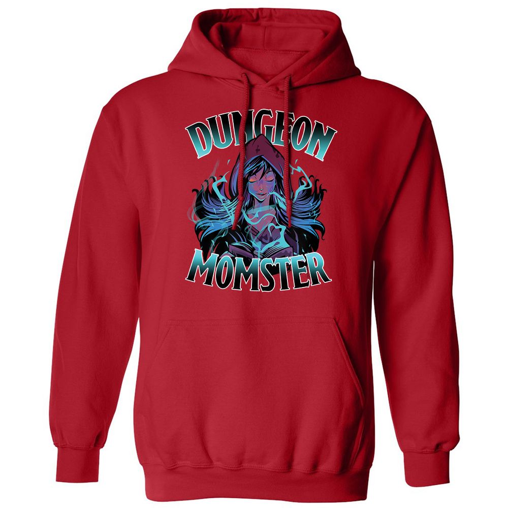 Dungeon Momster Classic Unisex Hoodie - Red - 5
