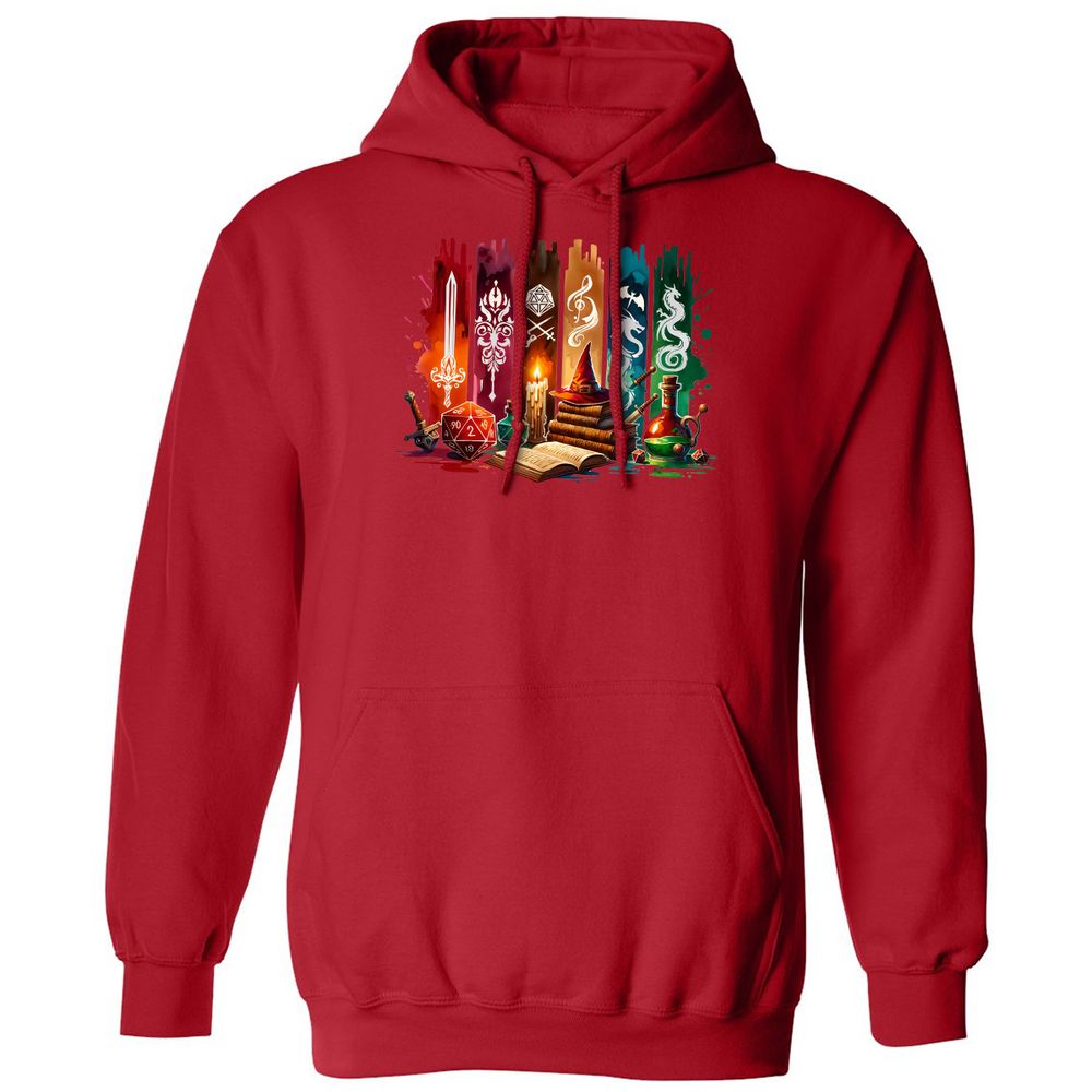 DnD Classes Classic Unisex Hoodie - Red - 5