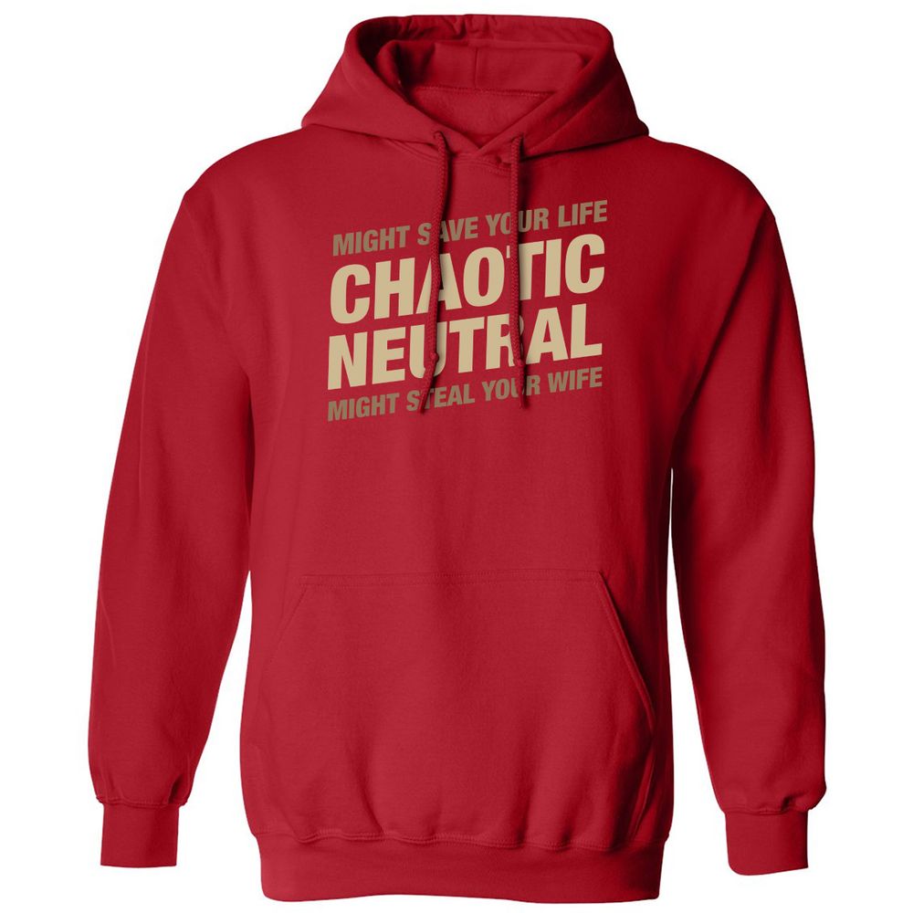 Might Save Your Life Might Steal Your Wife Classic Unisex Hoodie - Red - 5