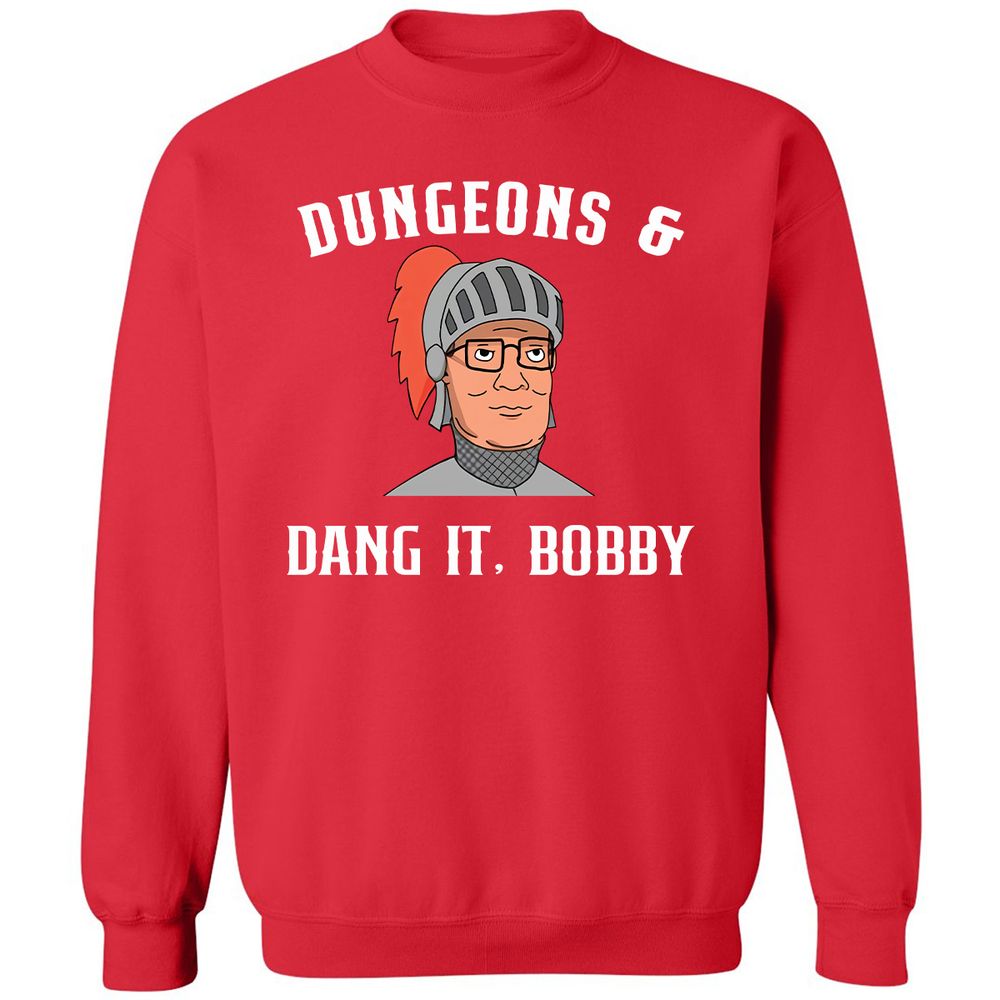 Dang It Bobby Classic Unisex Sweatshirt - Red - 5