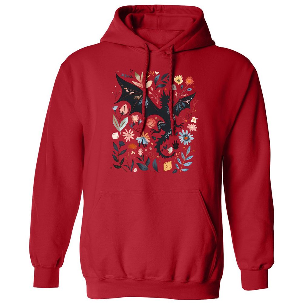 Floral DnD Dragon - Red - 5