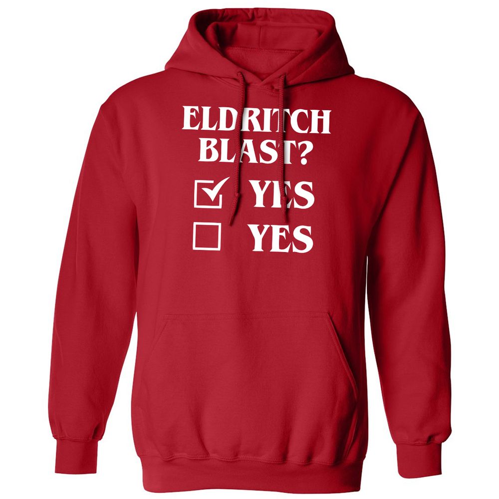 Eldritch Blast Yes Classic Unisex Hoodie - Red - 5