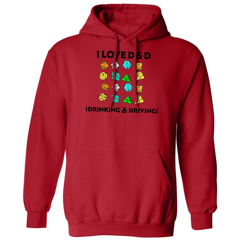 Drinking & Driving Classic Unisex Hoodie - Red - 5
