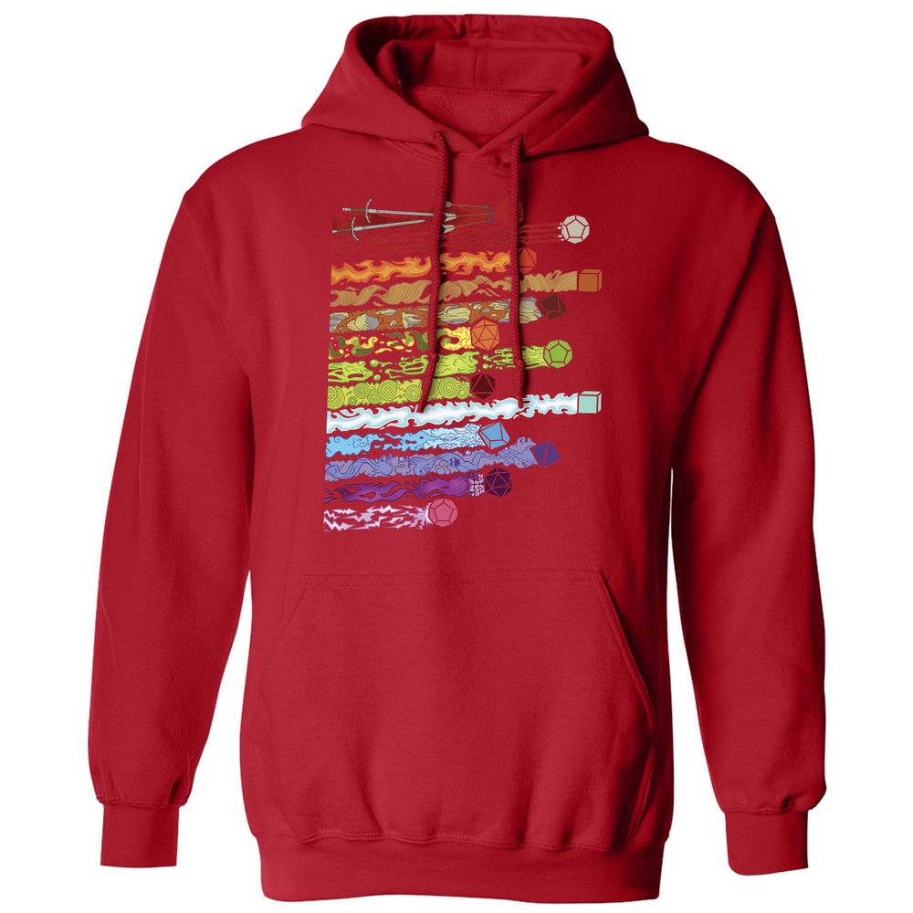 Damage Dices Classic Unisex Hoodie - Red - 5