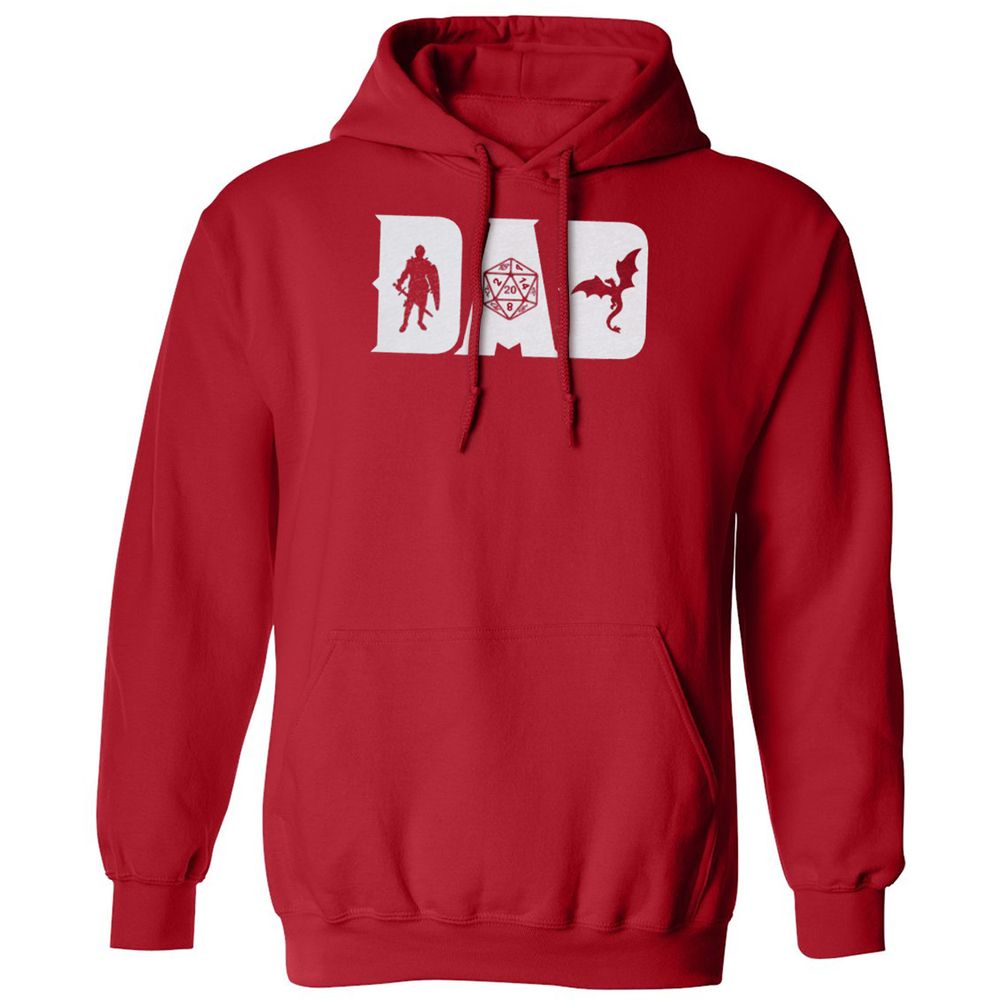 Dad Fathers Day Classic Unisex Hoodie - Red - 5