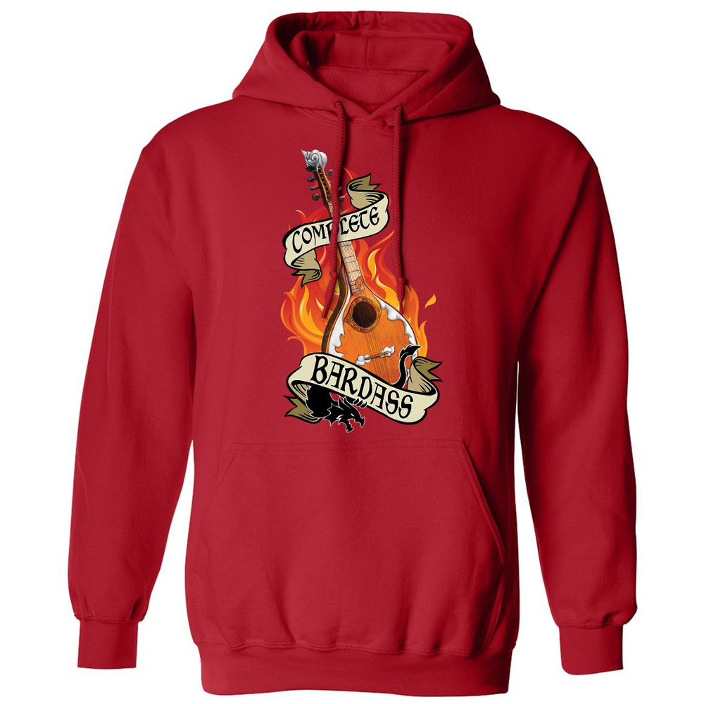 Complete Bardass Classic Unisex Hoodie - Red - 5